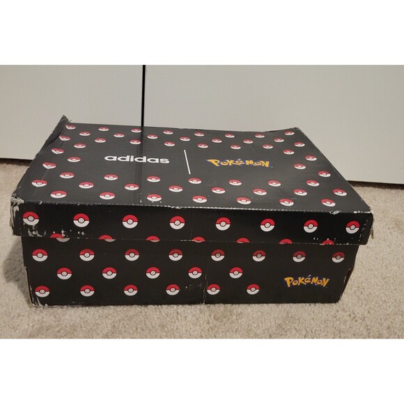 Adidas Advantage x Pokemon Cloud White Men's 10.5 Pikachu Lightning NWT and Box - Picture 15 of 16